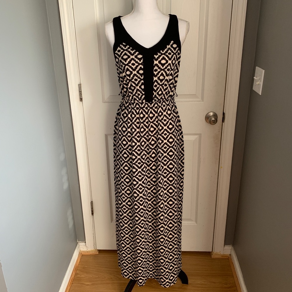 I.N. Studio black/beige maxi dress size S